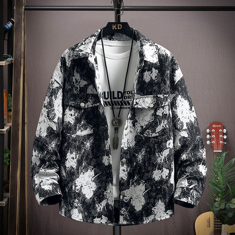 Floral design jacket