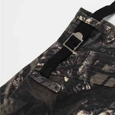 Botanical Straight Camouflage Pants