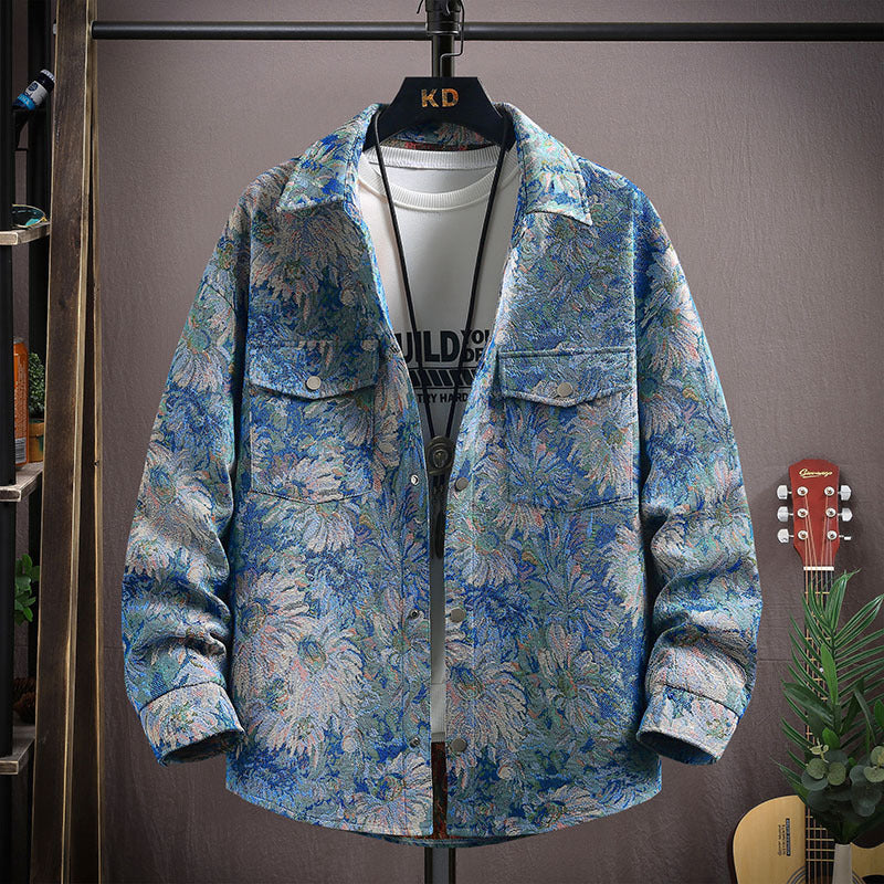 Floral design jacket