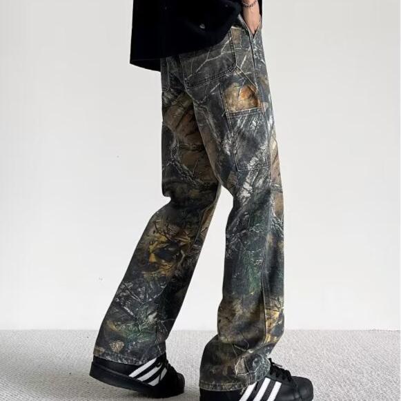 Botanical camouflage design pants/ボタニカル迷彩デザインパンツ