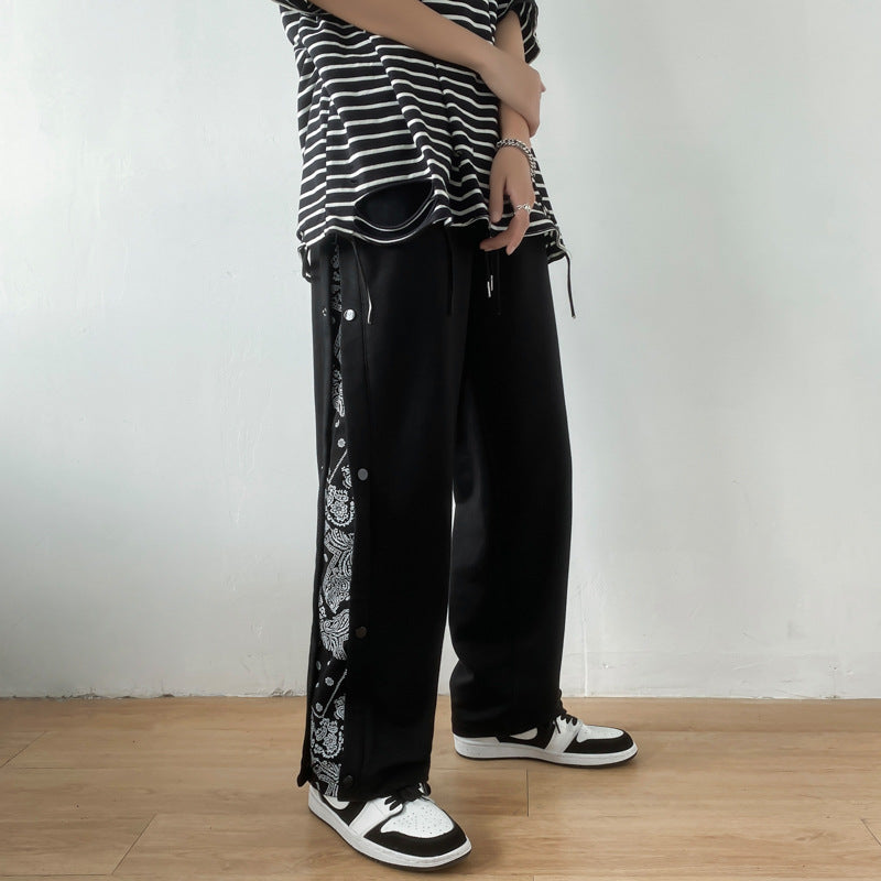 Side Zip Paisley Pants/サイドジップペイズリーパンツ