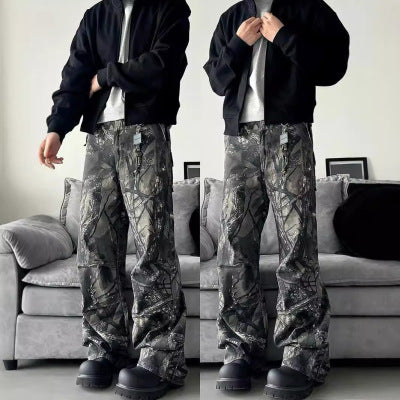 Botanical Straight Camouflage Pants