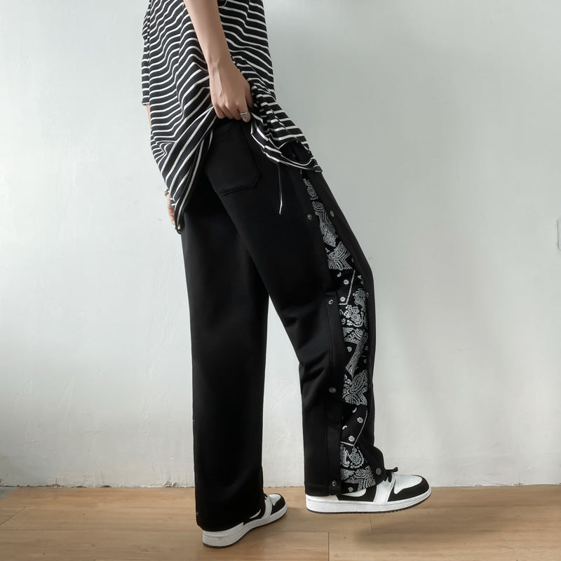 Side Zip Paisley Pants/サイドジップペイズリーパンツ