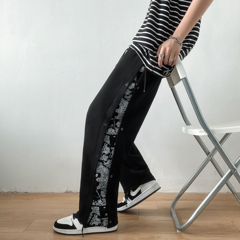 Side Zip Paisley Pants/サイドジップペイズリーパンツ