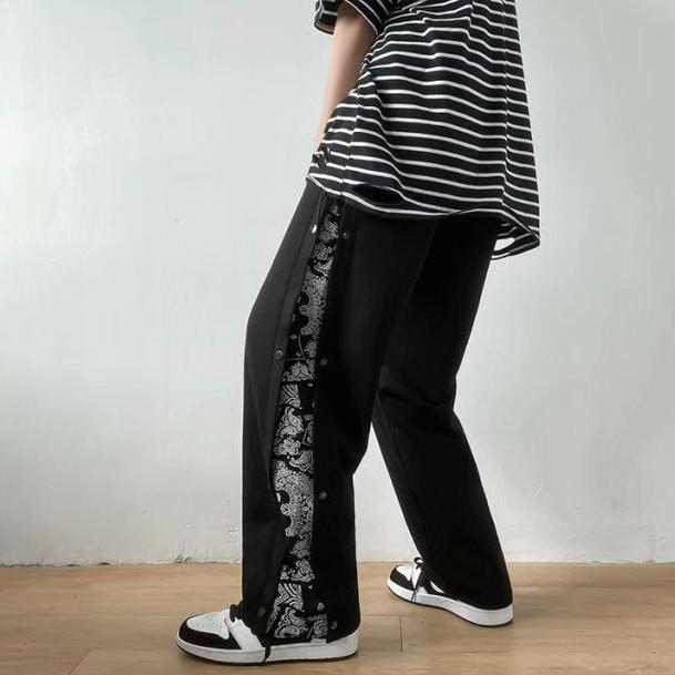 Side Zip Paisley Pants/サイドジップペイズリーパンツ